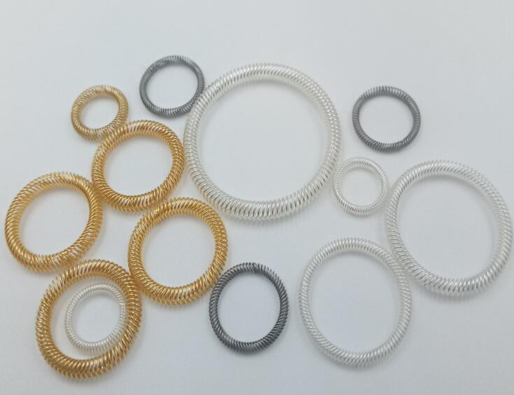 OEM various sizes canted coil springs with both Radially spring and Axially springs